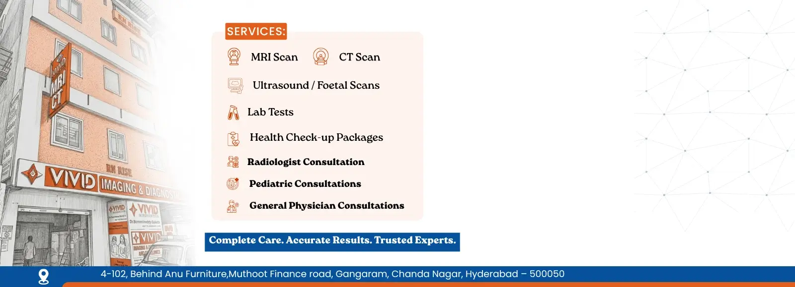 Vivid Diagnostics Banner - Trusted Diagnostic Center